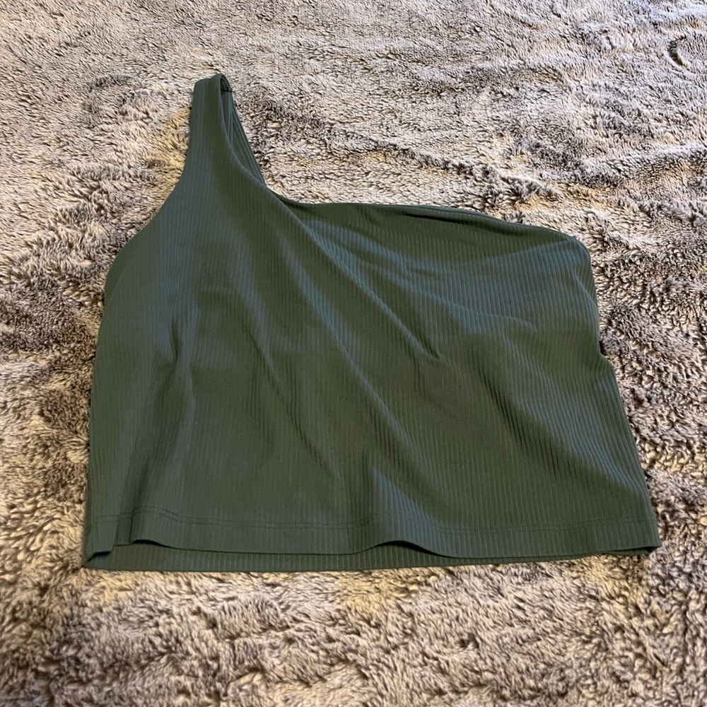 lululemon Ribbed Nulu Asymmetrical Yoga Tank Top